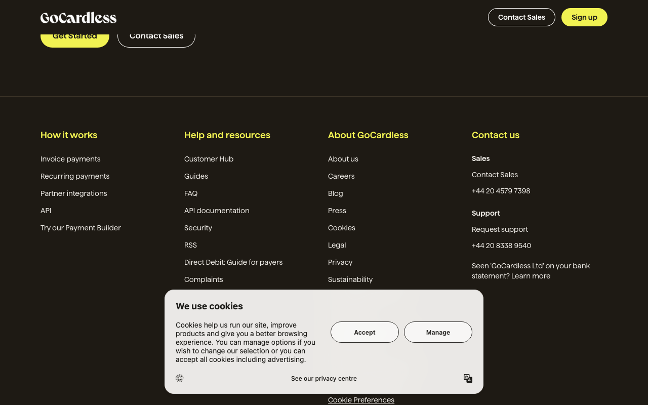 GoCardless screenshot