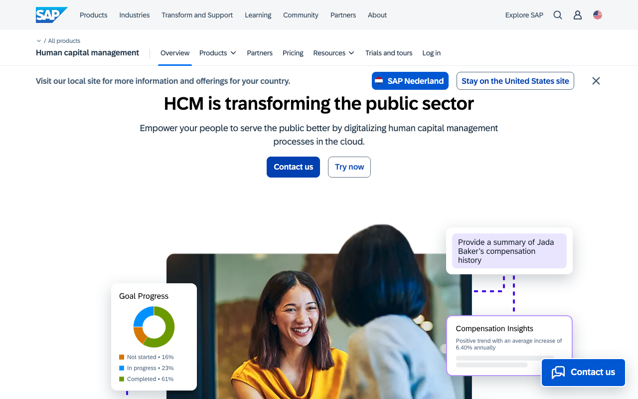SAP SuccessFactors screenshot